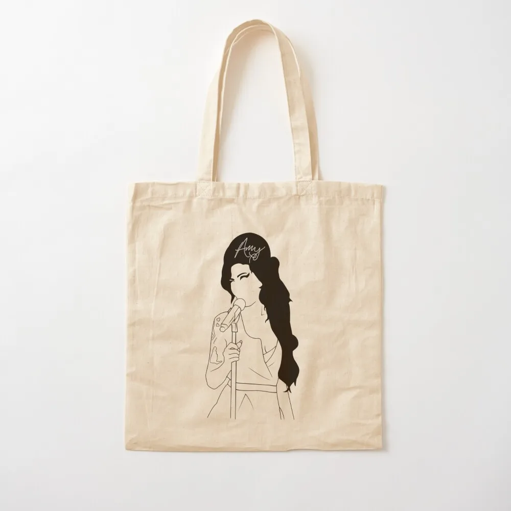 

Amy With Signiture For Fan Tote Bag personalized tote hand bag shopping cart bags Eco bag Canvas Tote