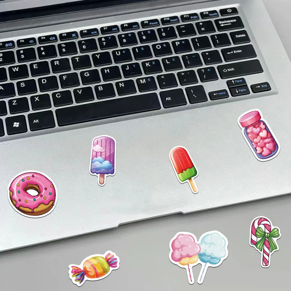 10/30/50PCS Neue Farbige Candy Doodle Aufkleber DIY Handy Wasser Tasse Skateboard Wasserdicht Aufkleber kinder spielzeug Geschenke