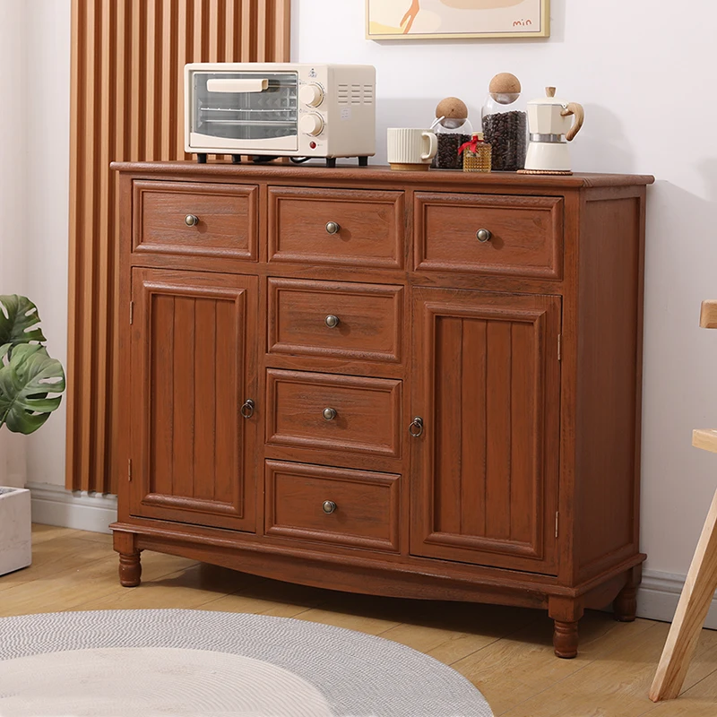 Bucket cabinet Solid wood storage Small  Bucket  Living room against the wall Household dining side  Locker