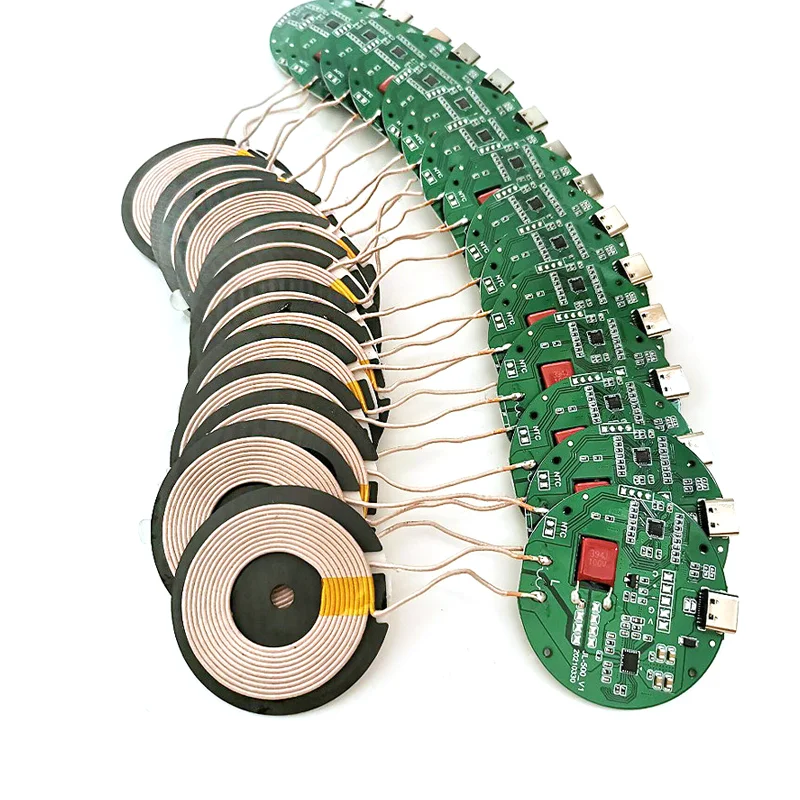 50PCS High Power Wireless Charging Circuit Board Module Pcbapcb Manufacturer's Transmitter/Receiver For Convenient Charging