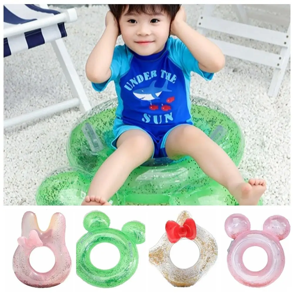 Party Cat Water Swimming Circle Mouse Inflatable Swim Ring Cartoon Rabbit Children's Swimming Circle Boating