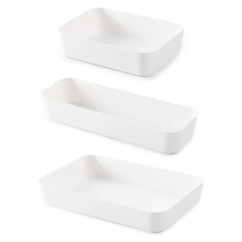 Simple Drawer Storage Box, Multifunctional Boxes, Container for Home, Kitchen, Bathroom, Cosmetic, Makeup