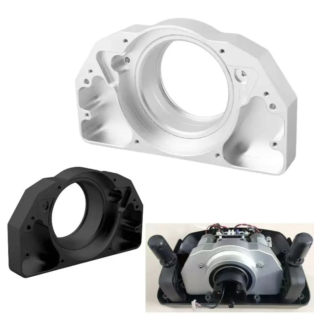 

Silver Bracket Bearing Seat Steering Wheel Repair Modification Aluminum Alloy for Logitech G25 G27 G29 G920 G923