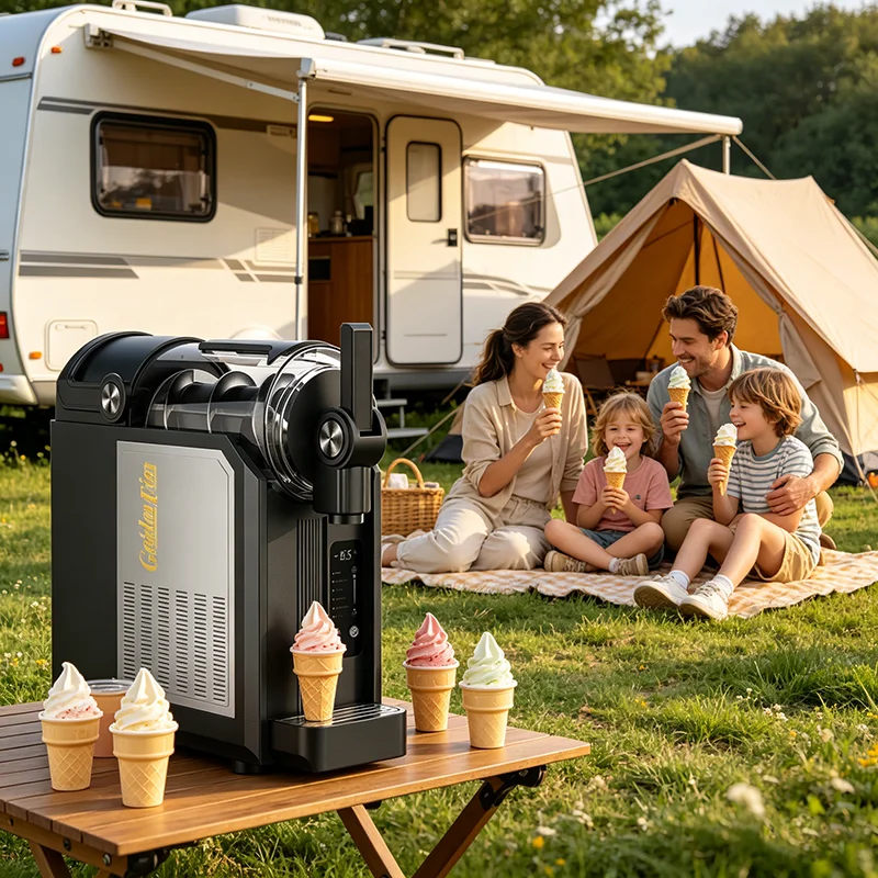 Automatic Electric house hold 2.5L Ice Slushie Frozen Juice Drink Maker RV and Outdoor Snow Ice Cream Machine