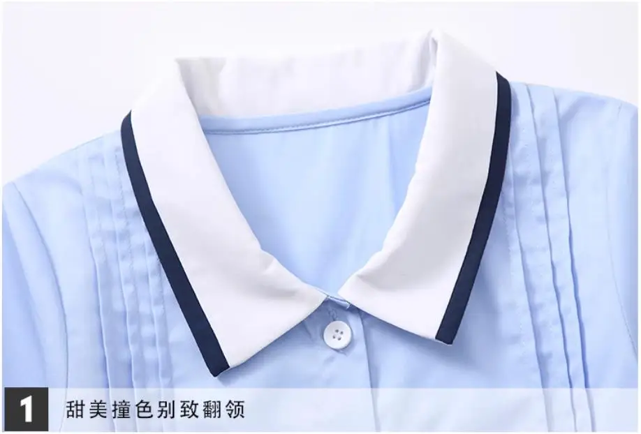 Uniforme Escolar de estilo británico para niños, conjuntos de ropa para adolescentes, estudiantes, disfraces de coro Azul