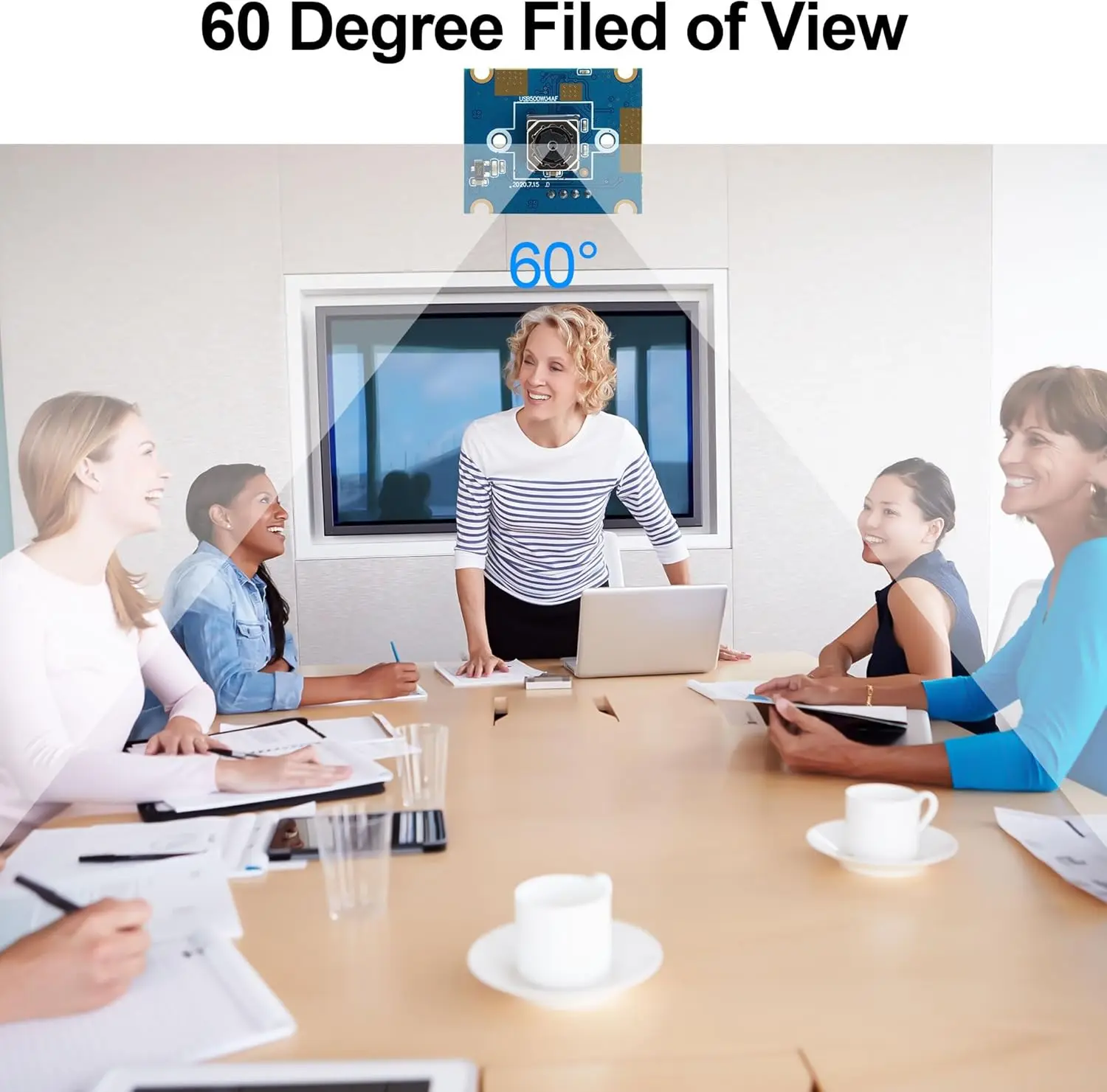 ELP 5MP Autofocus USB-camera CMOS OV5640 webcam met 60 defree lens Mini ingebedde industriële cameramodule voor pc Raspberry Pi