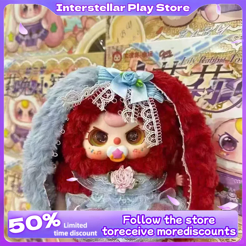 

2025 Popular New Products Baby Three Lily Rabbit Town 4th Generation Mysterious Blind Box Trendy Play Doll Pendant Doll Gift