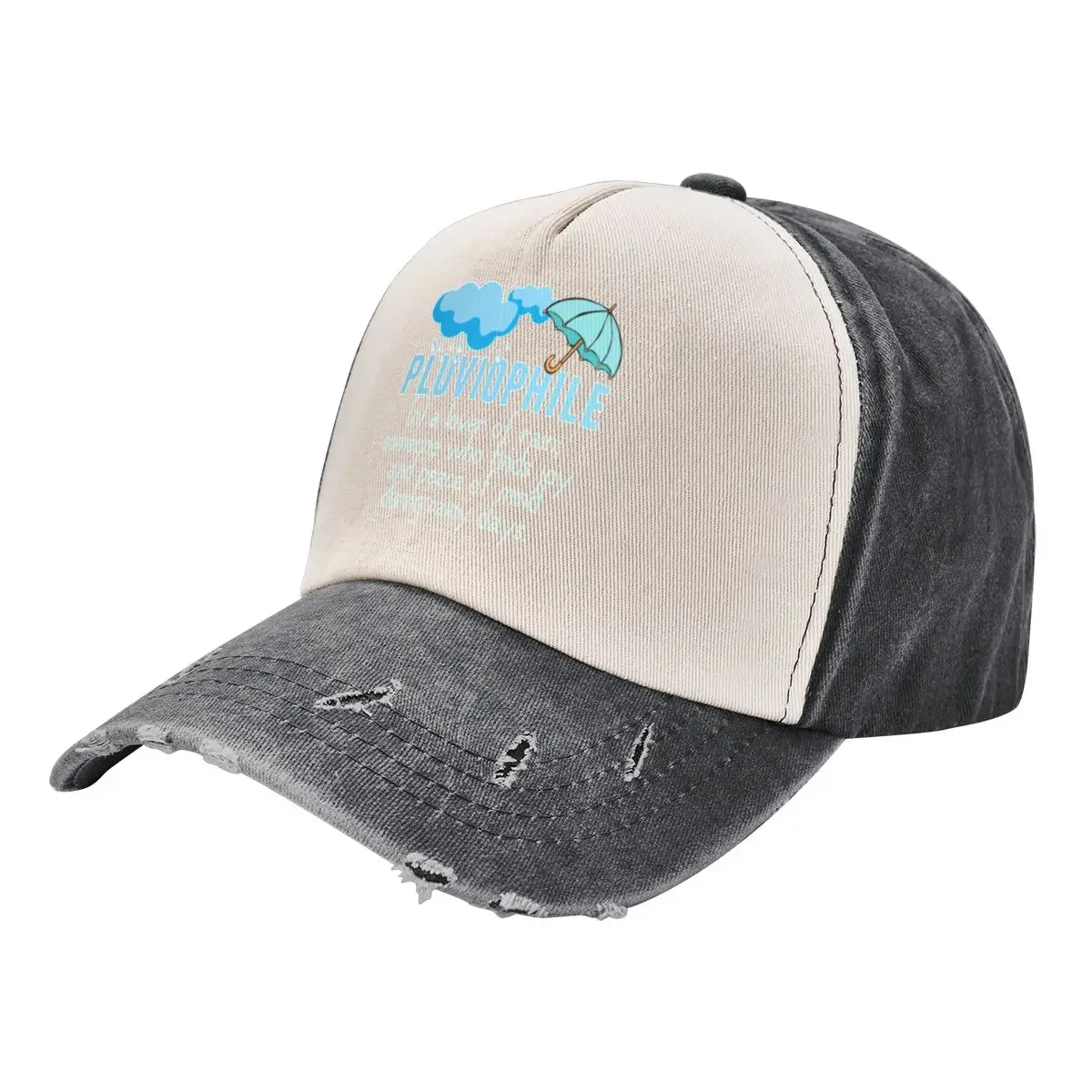 Pluviophile - Love of Rain Baseball Cap Fishing cap Rugby Girl Men's