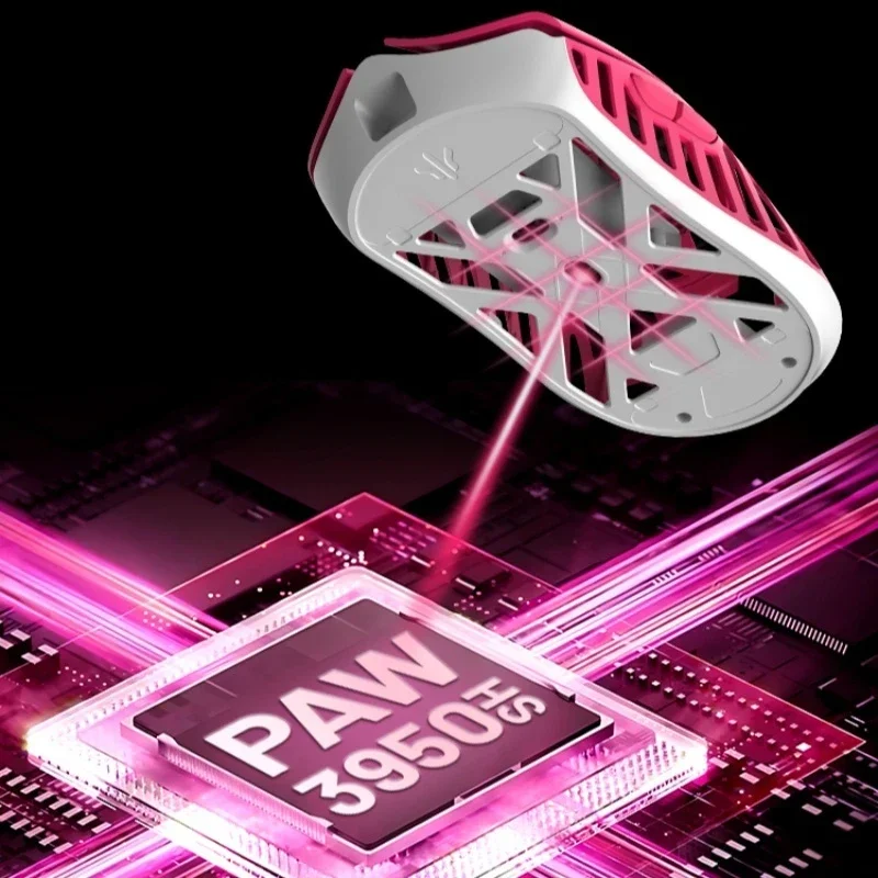 

WLmouse Beast Max Wireless 2.4G Dual Mode Ultra Lightweight Magnesium Alloy Gaming 8KHZ Mouse Dual Drive PAW3950HS 42g 30000DPI