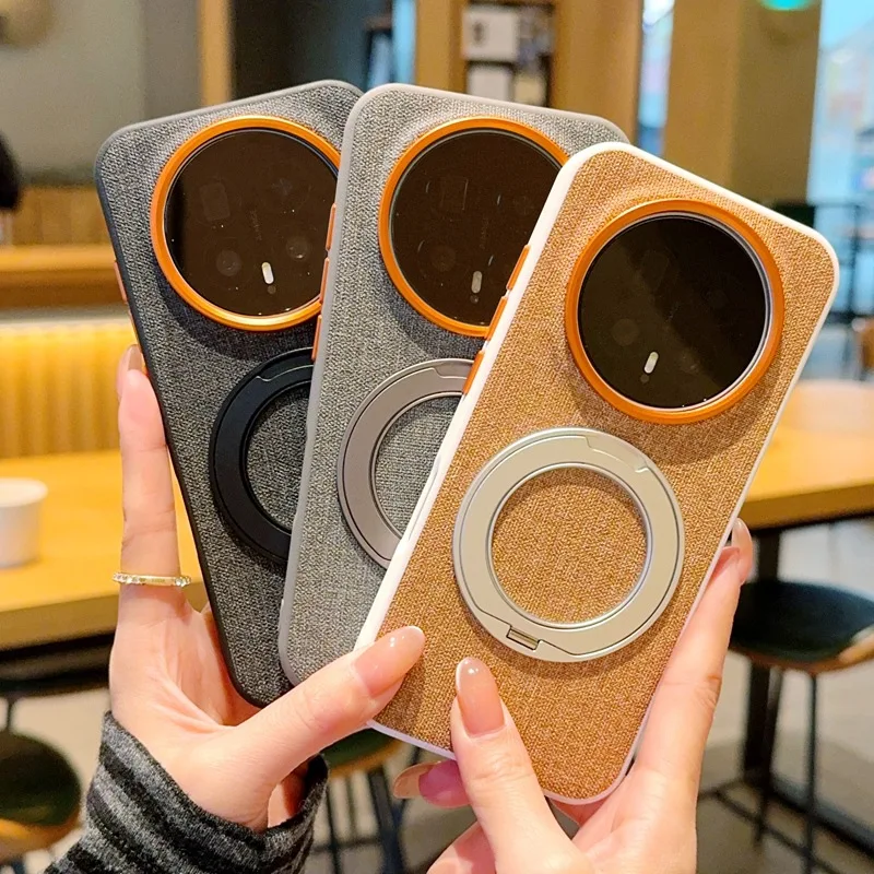 

Fashion Back Magnetic Phone Case for Huawei Mate 60 70 80 Pro Max with 360° Rotating Stand