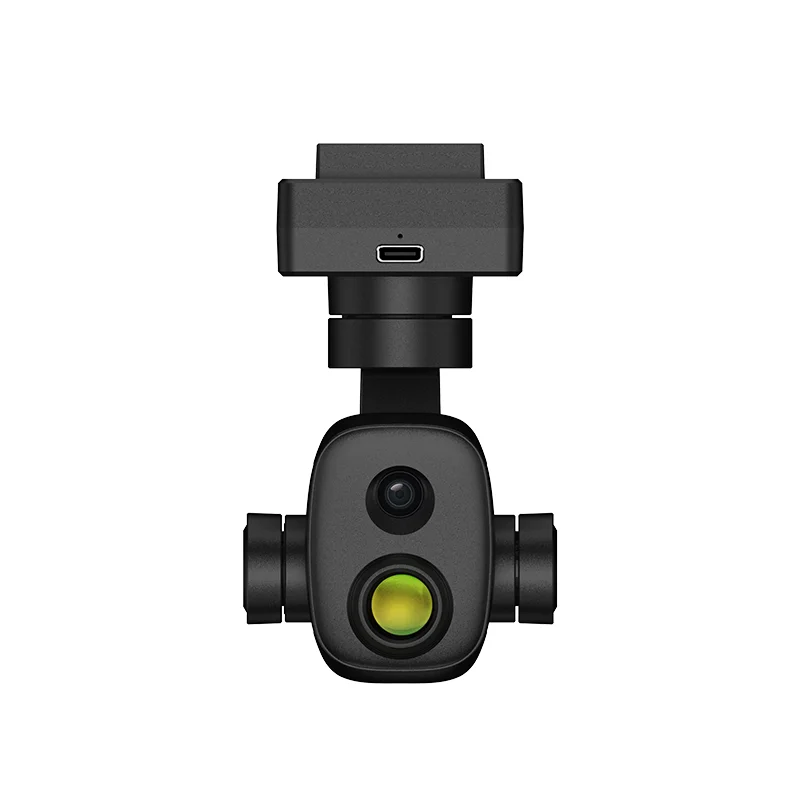 ZT6 Mini Optical Pod Dual Sensors 4K 8MP 6X Digital Zoom Gimbal   3-Axis Stabilizer for UAV UGV USV Pod Payload