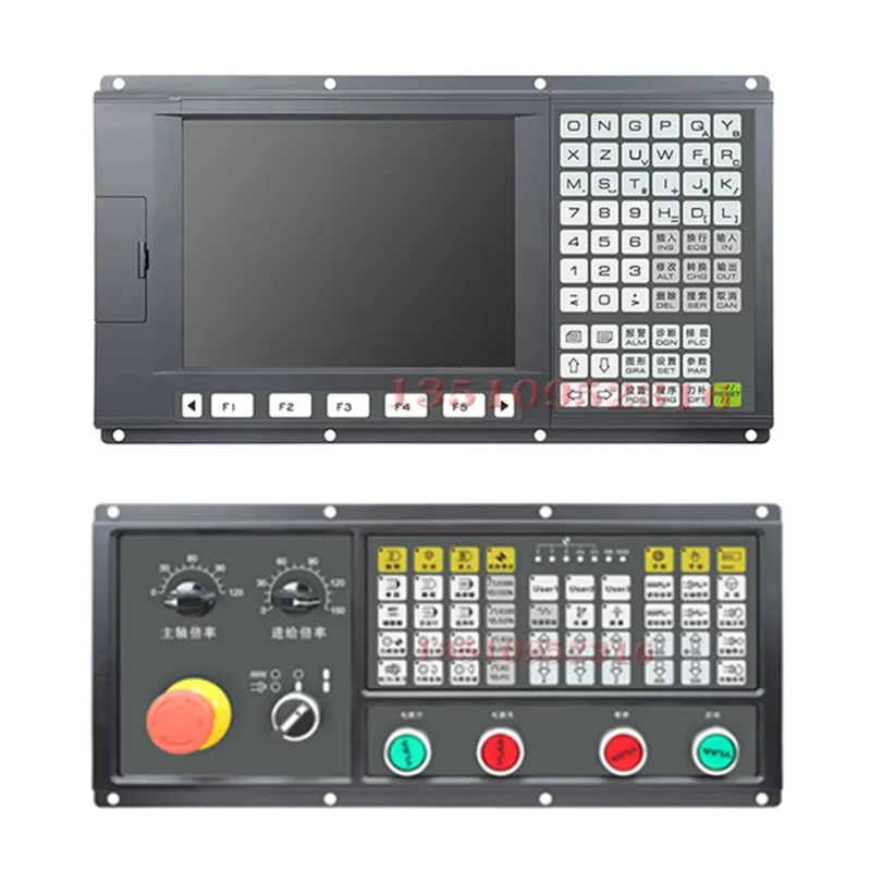 النظام، طقم التحكم في مخرطة CNC 2-/3-/4-/5 محاور، عجلة يدوية، لوحة فرعية، تشفير المغزل، لوحة التتابع