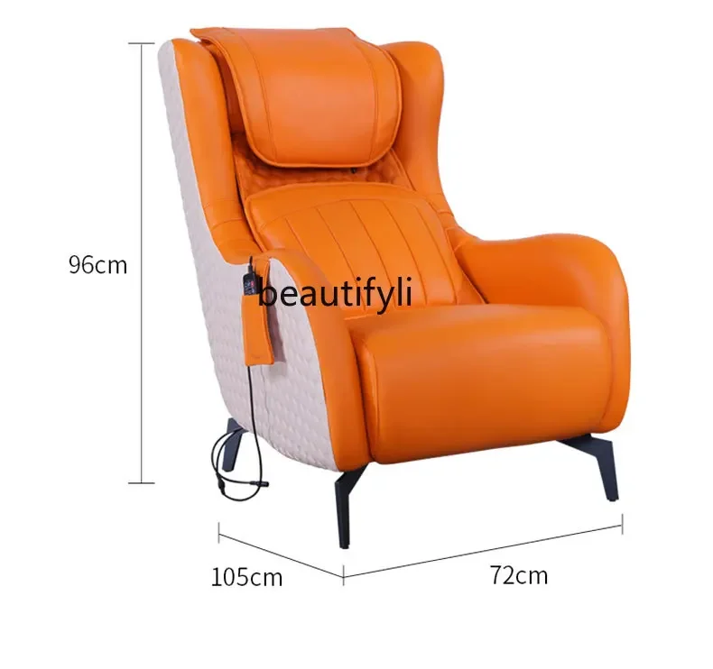 S Multifunctional Electric Massage Single-Seat Sofa Chair Leisure Dual-Purpose Chair Lazy Balcony Hotel Club Designer Light Luxu