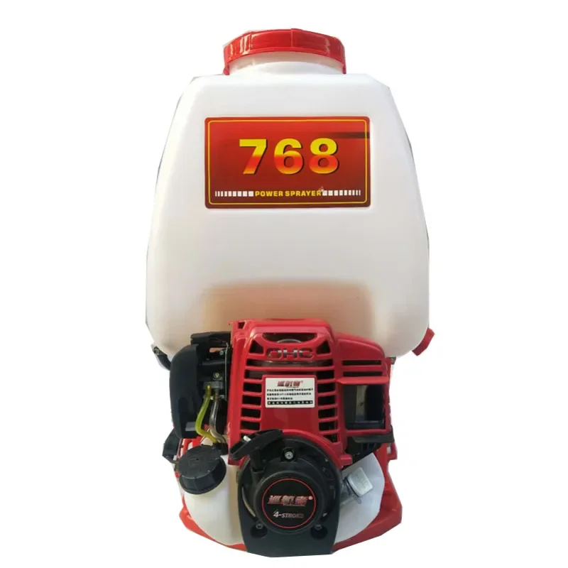 New Backpack Sprayer Garden Irrigation Watering Fight Drugs High-Pressure Copper Pump Four-Stroke Gasoline Sprayer