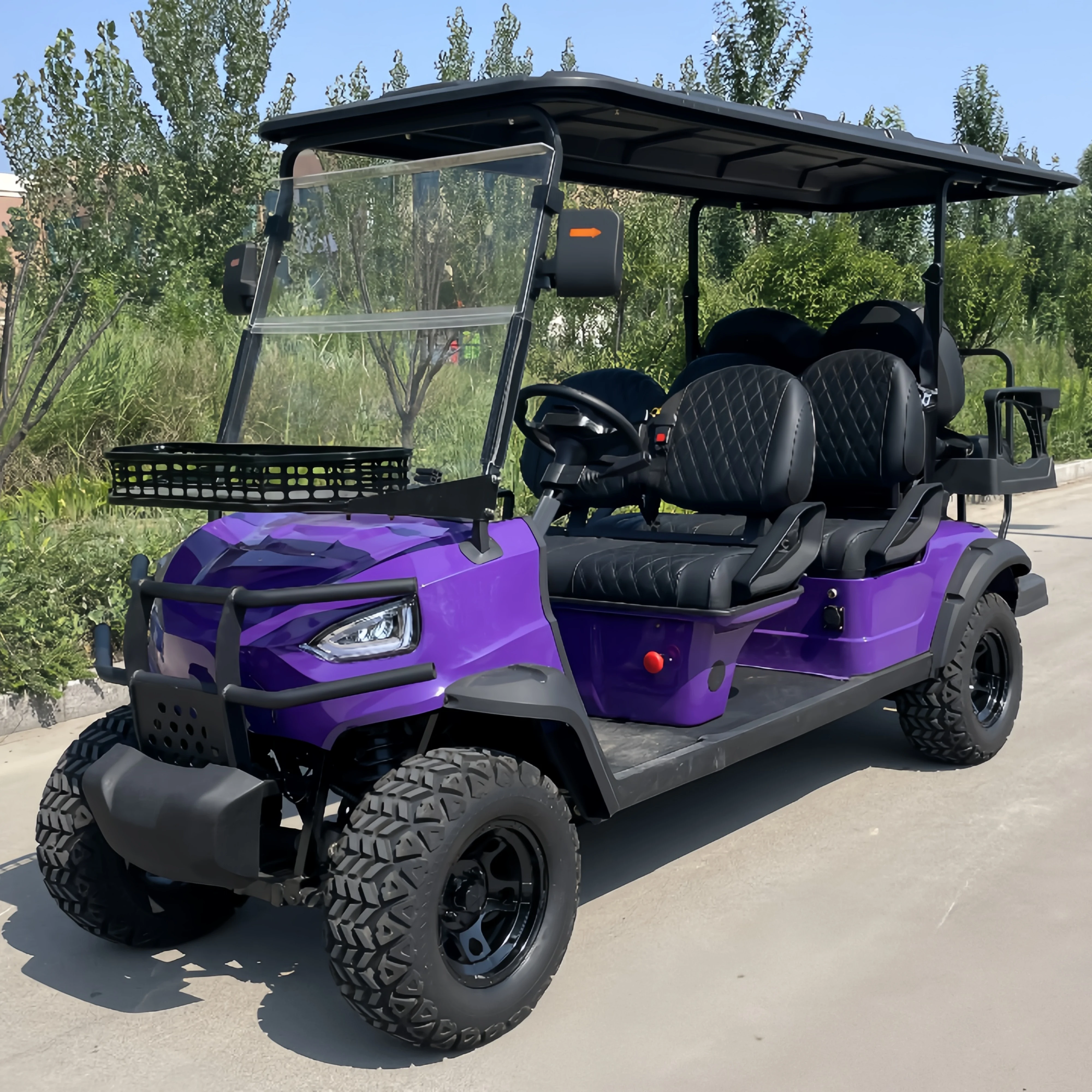 For sale export 2024 new electric golf cart with 2 seats and 4 seats, 3.5kw/4kw mini golf cart