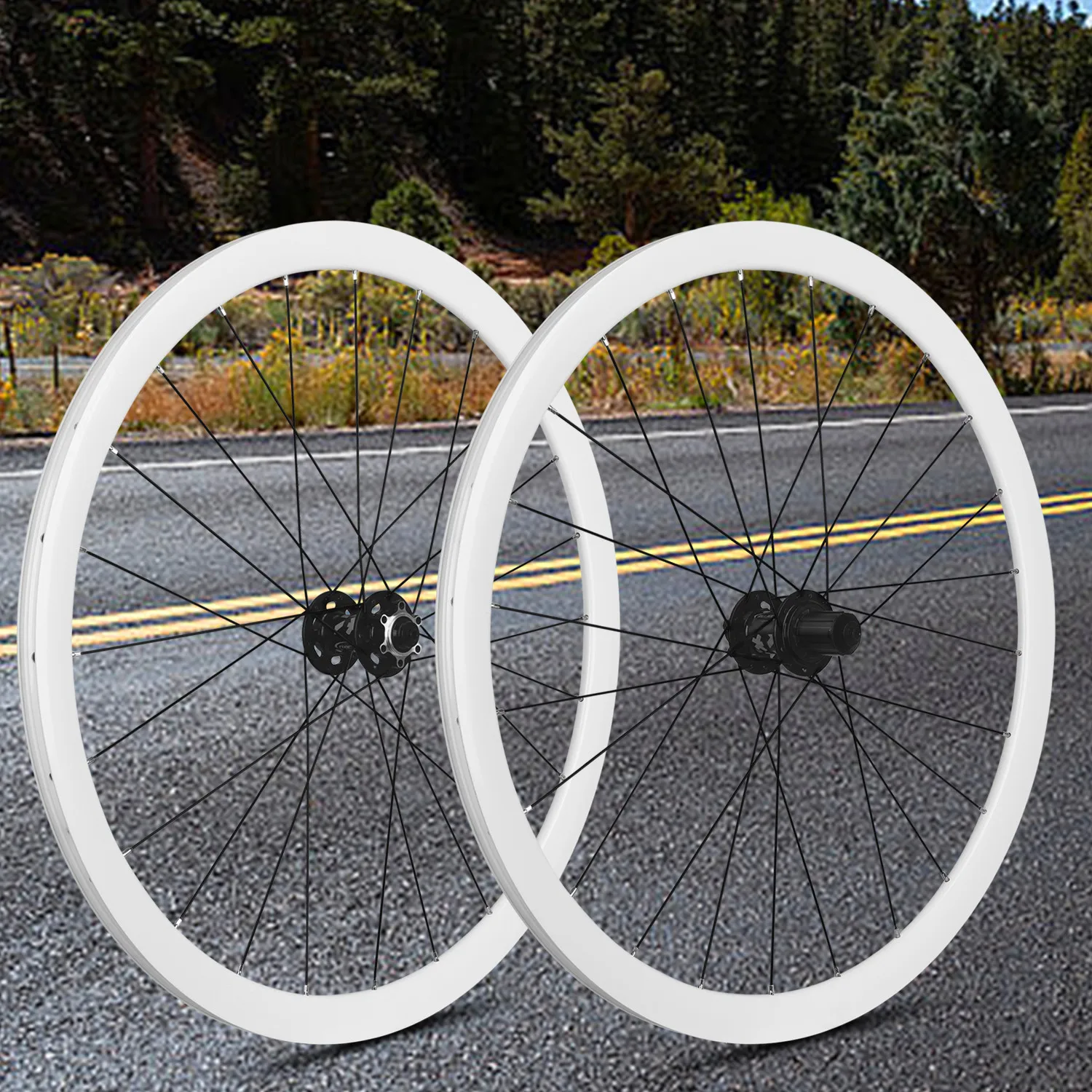 

Gravel 700C Road Wheelset R2 24H 6 Pawls Wheelset HG XDR Hub 35mm Width Aero Rim 12x142 12x100 Thru Axle