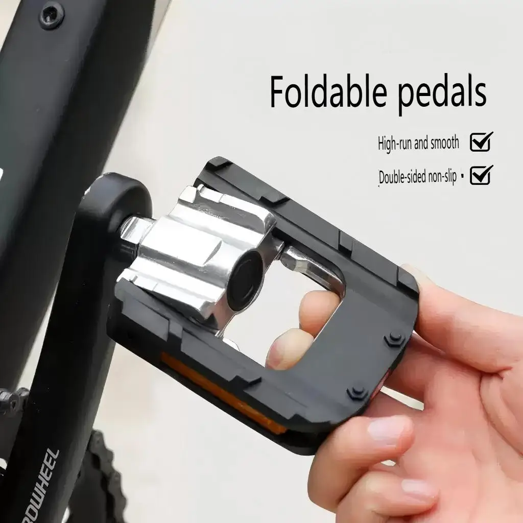 

For folding bike pedals , bicycle foldable bike pedals, for 14, 16, 20 folding bike , aluminum + PP material , 9/16 (14mm) axle