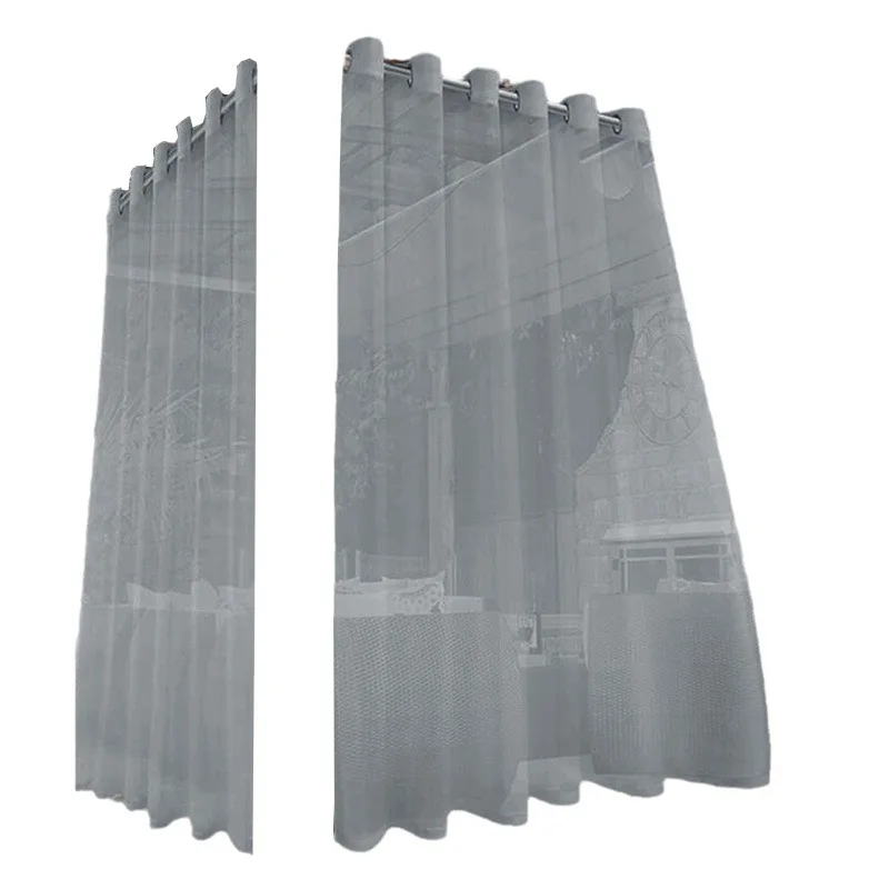 

Ready-made Terrylene Window Screen Single Strand Indoor Outdoor Home Curtain Anti-mosquito Fabric Soft Plu Material
