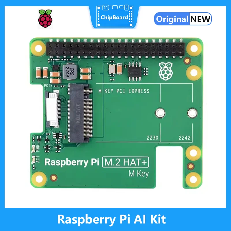 Raspberry Pi 5 AI Kit 13T Artificial Intelligence Kit Hailo8L PCIe M.2 hat+CM4