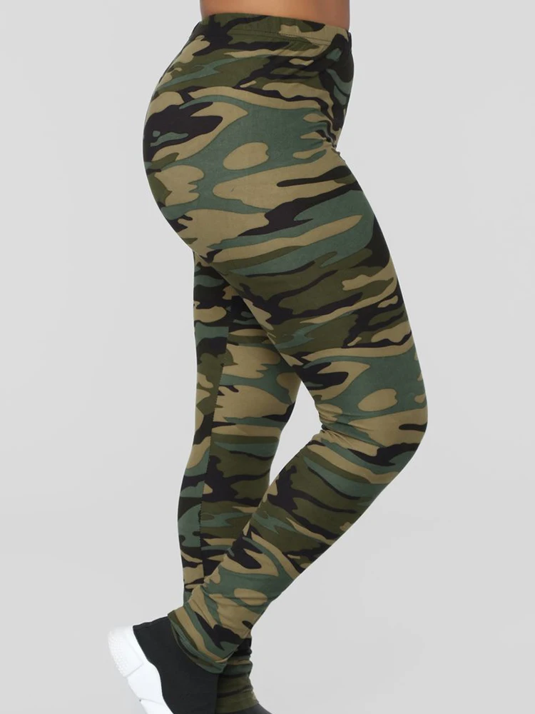 YSDNCHI Women Camouflage Leggings Fitness Military Army Green Leggings Workout Pants Sporter Skinny Adventure Leggins