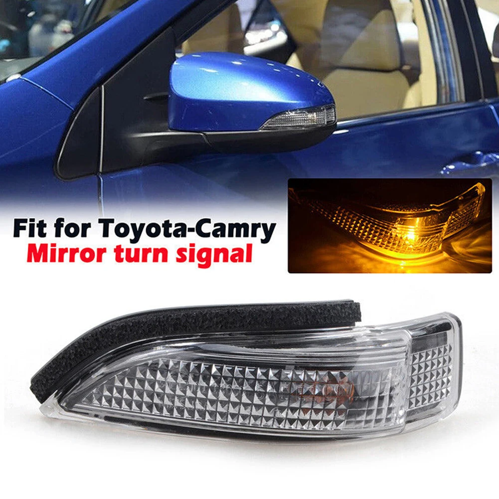 Left Side Mirror Turn Signal Light Lamps Pair for Toyota For Corolla 2014 2018 Clear Lens for Enhanced Visibility