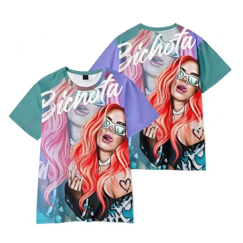 2024 Manana Sera Bonito 3D Print T Shirt uomo abbigliamento Singer Karol G magliette grafiche Cartoon Boy Kids Tee Harajuku Y2k Girl Top