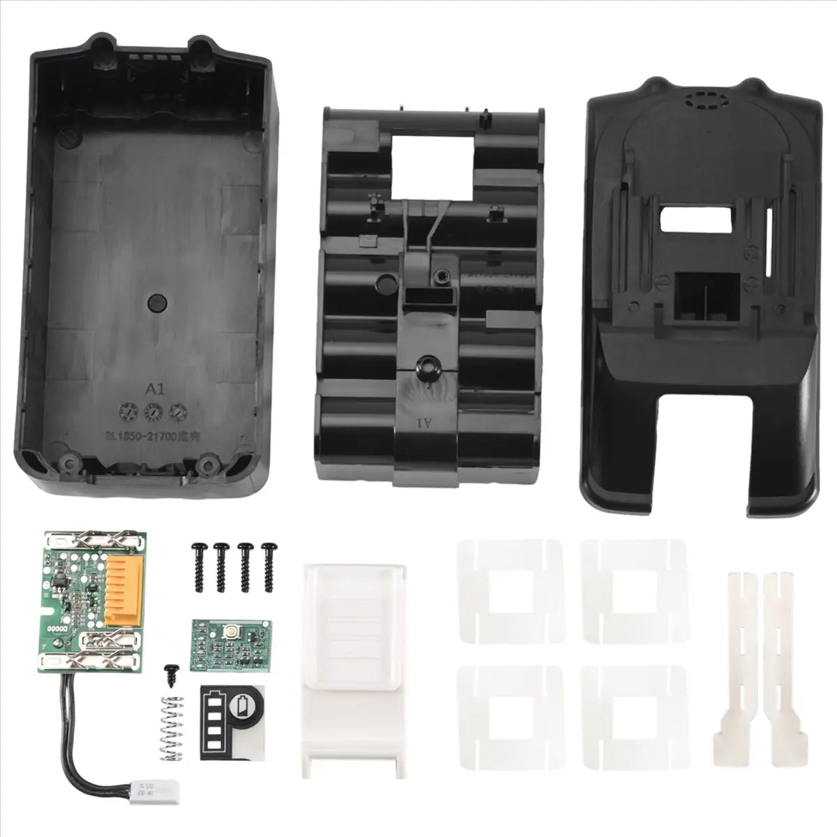 A20I BL1830 10 x 21700 Battery Case PCB Charging Protection Circuit Board Shell Box BL1860 for 18V 3.0Ah 9.0Ah House