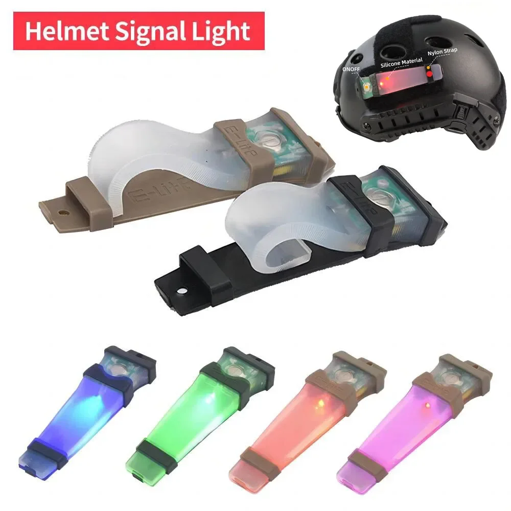 FMA Helmet Safety Flashing Light IR Strobe Waterproof Outdoor Equipment Survival Signal Light Hiking Cycling Lamp