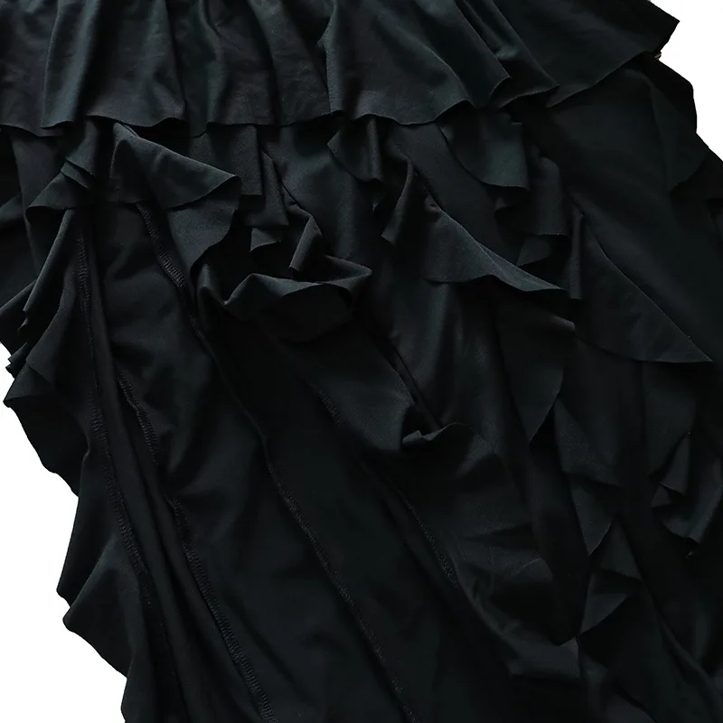 Vestido de noite elegante da senhora sexy sem alças fora do ombro midi vestido sólido em camadas sexy vestido formal 2025 verão fino ajuste vestido