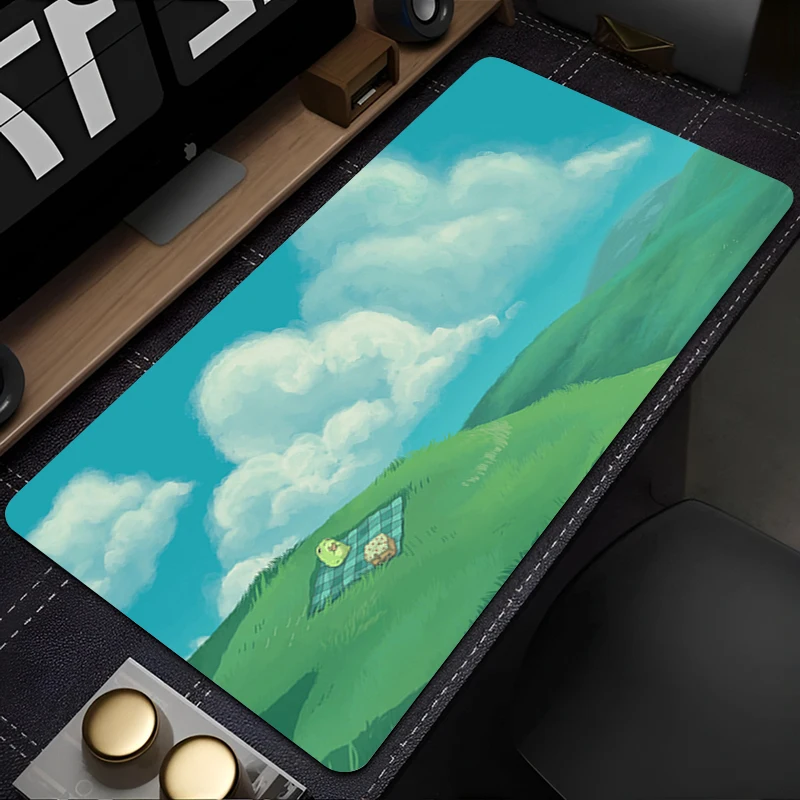 Mouse pad Computer Speed type carpet mat for e-sports players Laptop Metal Frog Keyboard Mousepad HD Waterproof Office Desk Mat