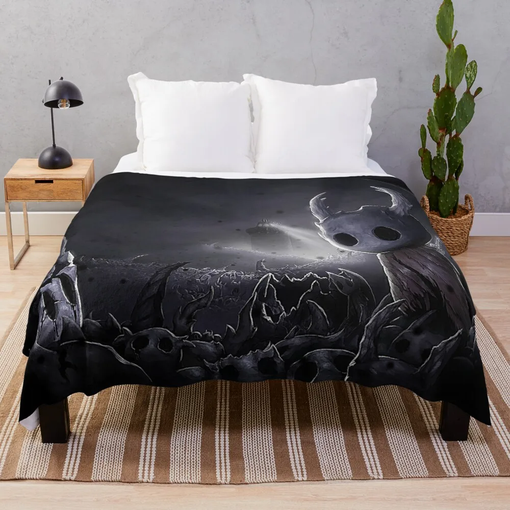 

Hollow Knight Throw Blanket cosplay anime Cute Plaid Multi-Purpose Comforter Blankets