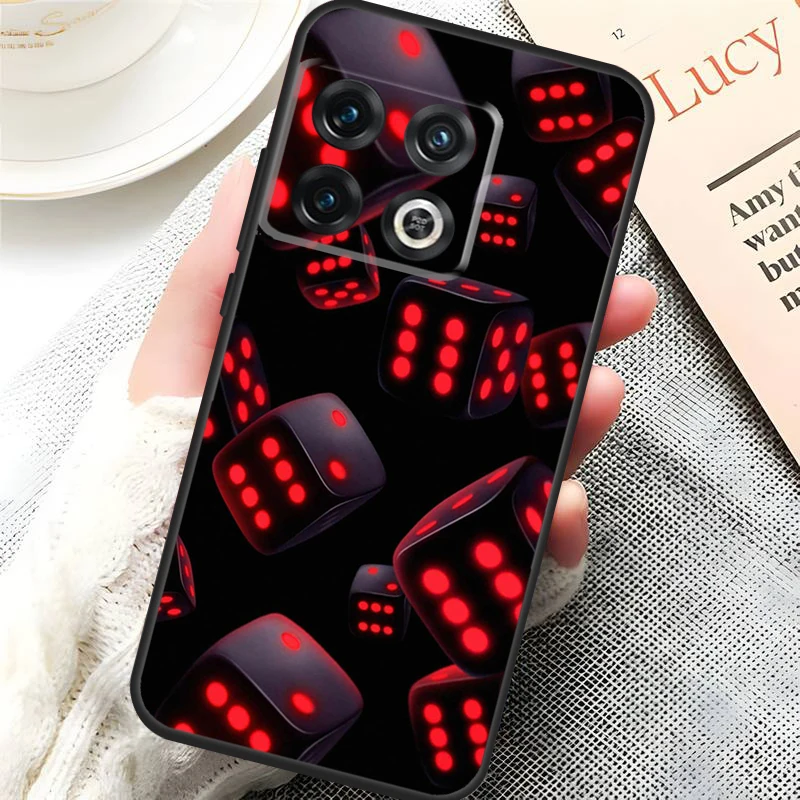 Dice Art For OnePlus Nord CE 2 Lite 2T N10 N20 N100 N200 Case For OnePlus 8T 9RT 10R 10T 8 9 11 10 Pro