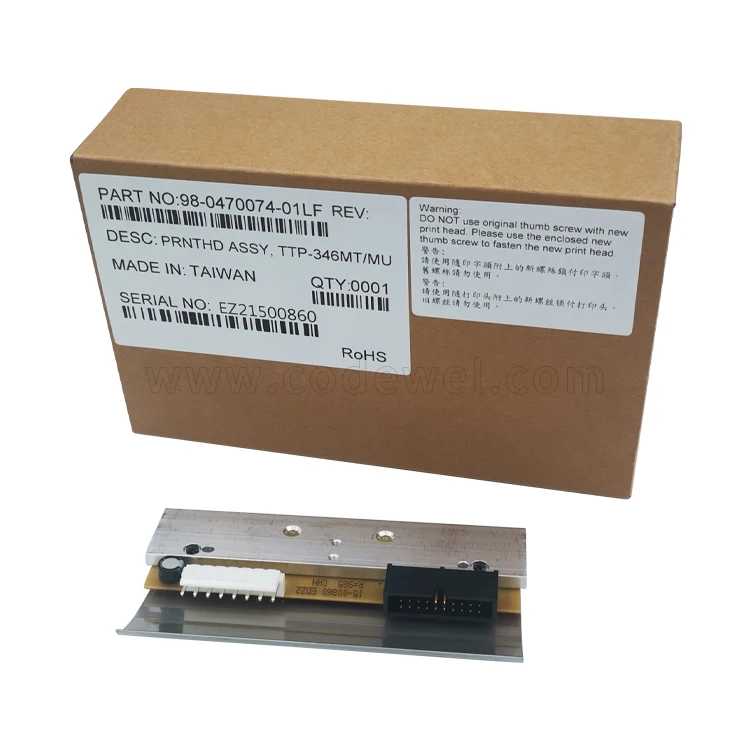 Совместимая новая термопечатающая головка для TSC346 TTP-346 MT TTP-346MU 346MT, детали печатающей головки термопринтера