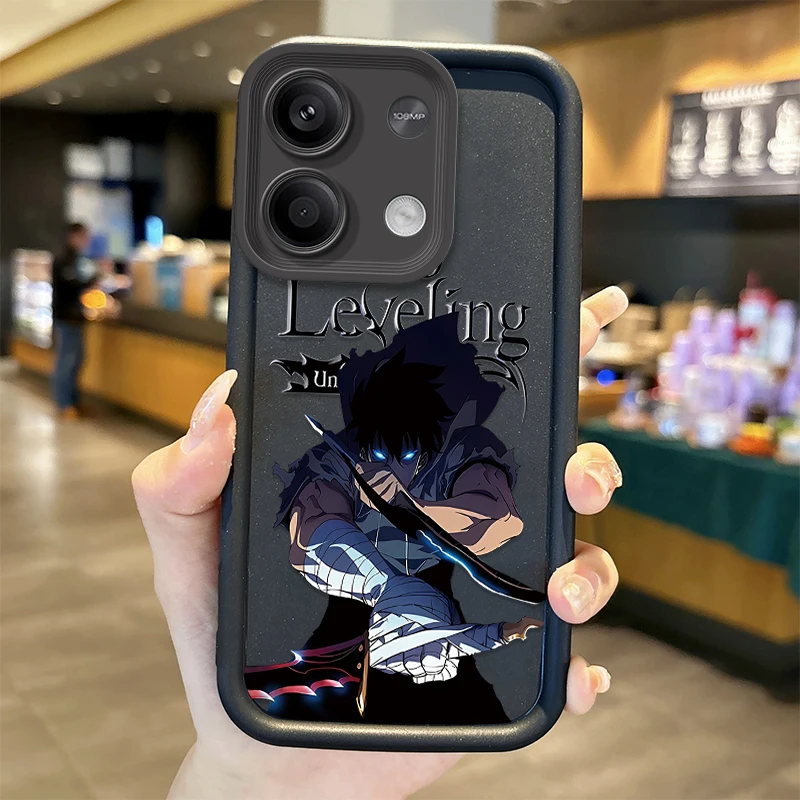 Anime S-Solo Levelings TPU 전화 케이스 Redmi Note 13 12 Pro Plus 5G Note 13 12 11 10 9 Pro 12C 10C 9C A2 A1 충격 방지 커버