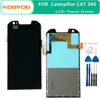 New100% Original For Caterpillar CAT S60 Original LCD Display and Touch Screen Digitizer Assembly +Tools 4.7 inch 1280x720P LCD