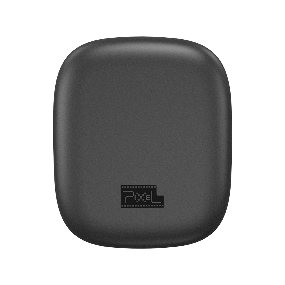Pixel Voical M ไมโครโฟนลาวาเลียร์ไร้สาย, ลดเสียงรบกวนไมโครโฟนบันทึกเสียงวิดีโอสำหรับ iPhone Type-C พร้อมกล่องชาร์จ