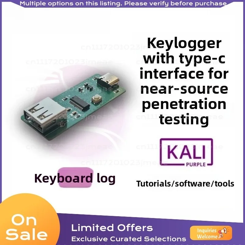 USB Keyboard Input Logging Module USB HID Development Test Tool Cyclic Character Recording