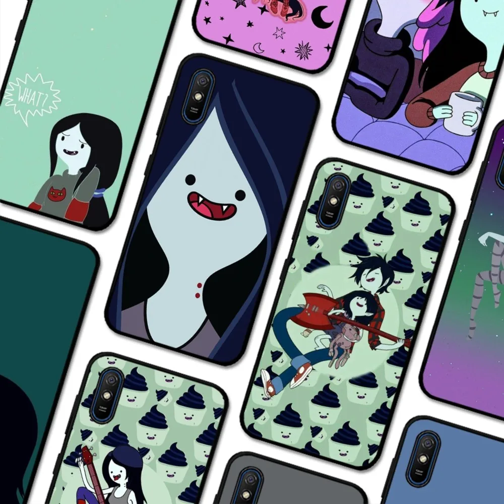 A-Adventure T-Time M-Marceline Phone Case For Redmi 5 6 7 8 9 10 Plus Pro 6 7 8 9 A GO K20 K30 K40 Pro Plus F3 Fundas