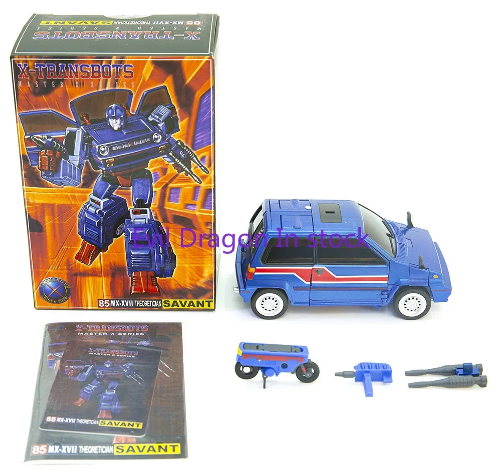 In Voorraad Transformatie Speelgoed X-TRANSBOTS MX-17 MX-XVII Savant Skids Action Figure Speelgoed Collectie Gift