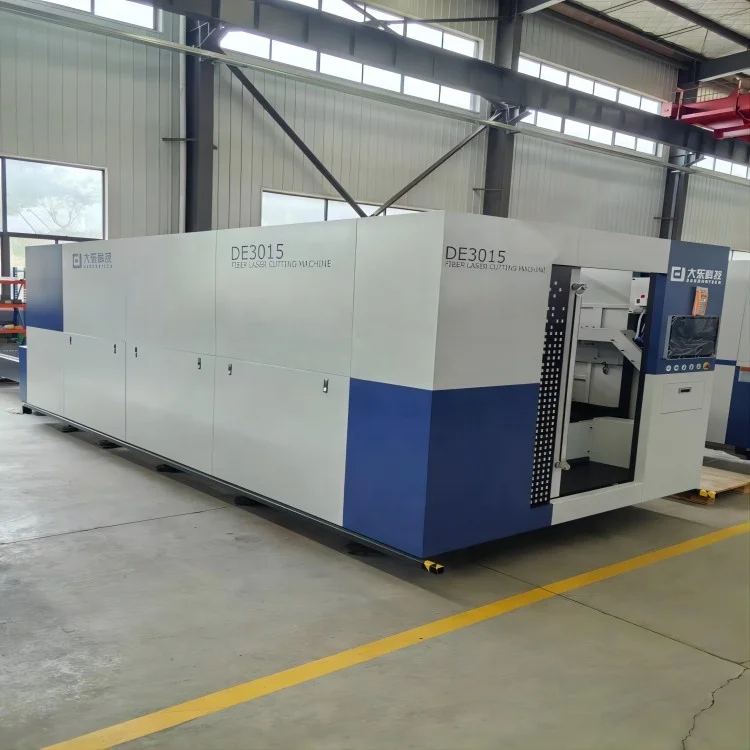 

Hot Sale DE 3015 Fiber Laser Cutting Machine Made in China New Condition for Sheet Metal Gantry Type Max Delta Pmi Cypcut Brands