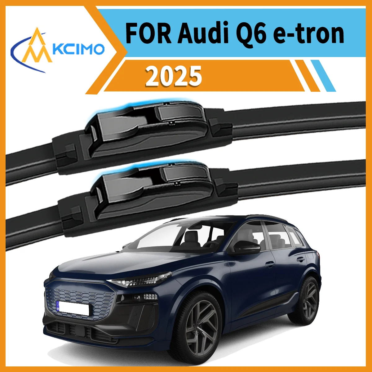 

Max Visibility Max Safety 2PCS Wiper Blades for Audi Q6 e-tron 2025 All-Season Performance Easy Install Durable Rubber