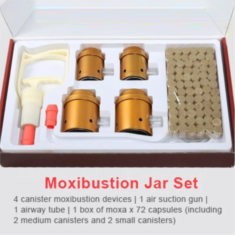 

Бытовая медная Вакуумная чашка Moxibustion cupping, многофункциональная коробка с moxa con