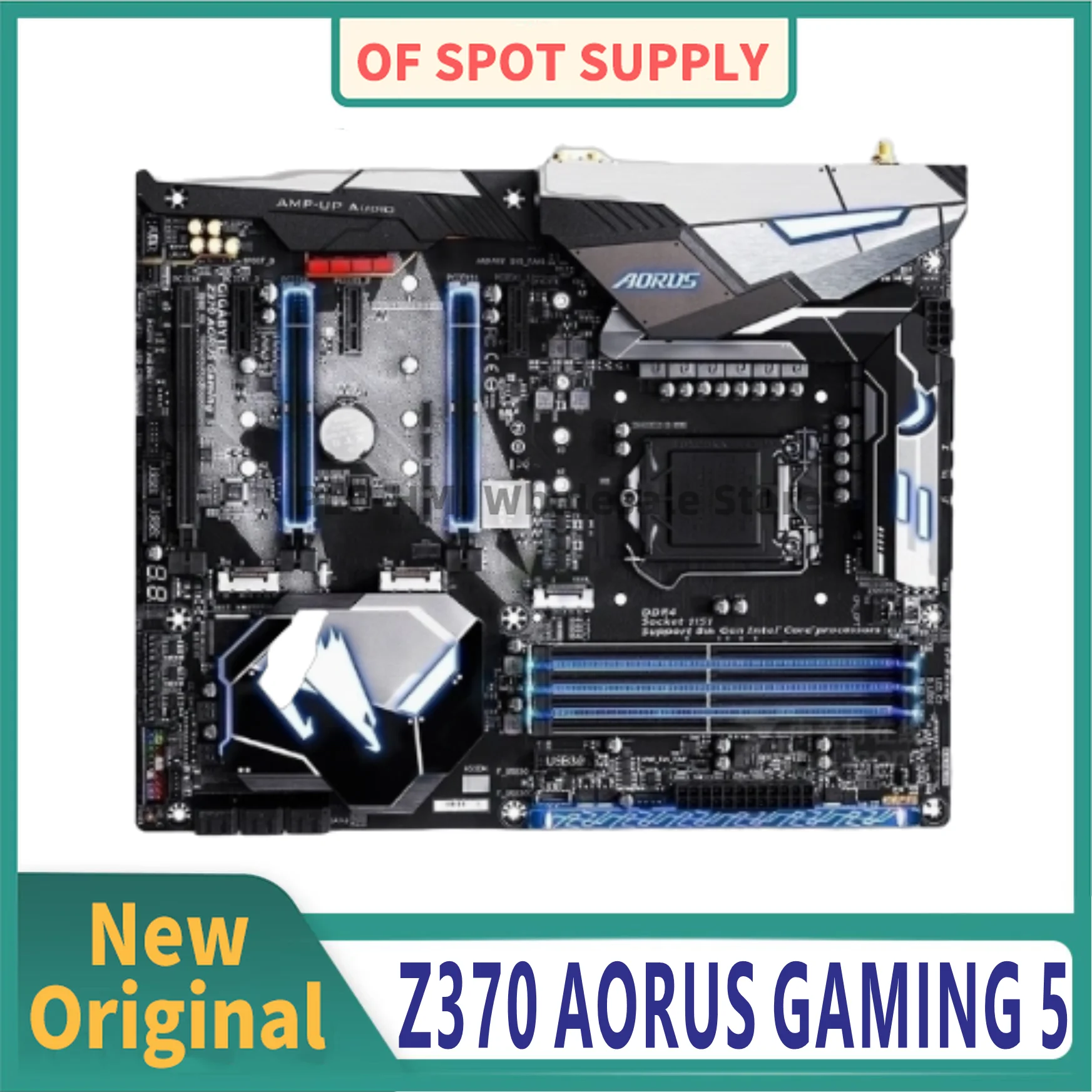Placa base Gigabyte Z370 AORUS GAMING 5, 64 GB, 3 * M.2 NVME, HDMI, LGA 1151, DDR4, ATX, Z370, 100% probada, normal. .