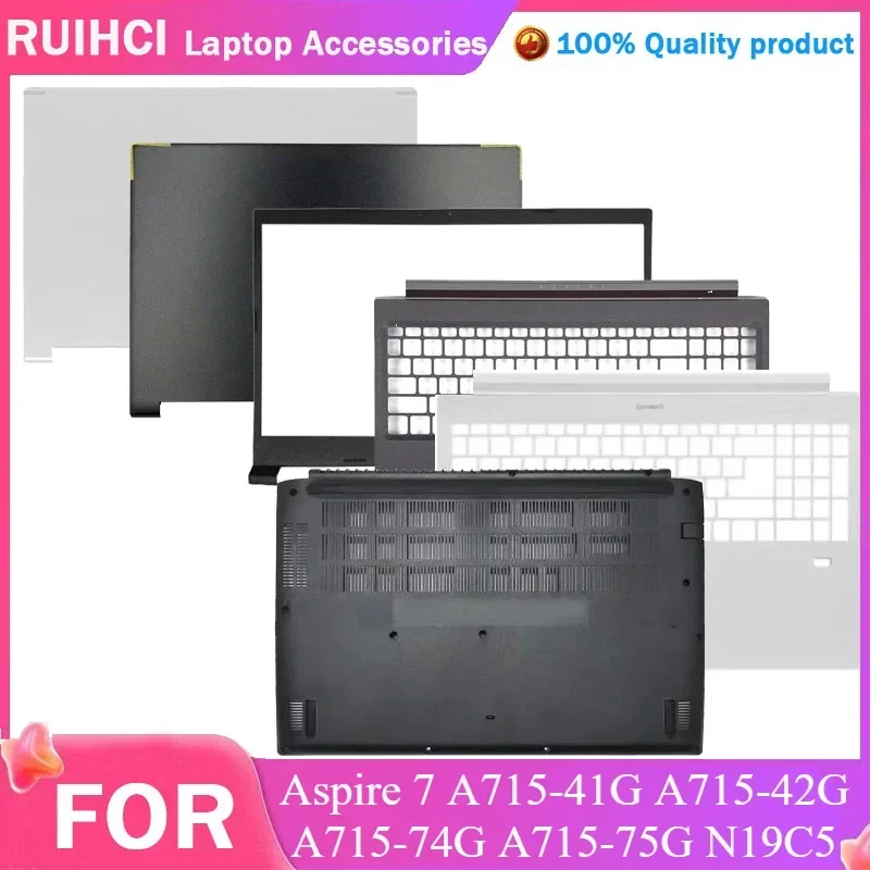 Laptop Case LCD Back Cover/LCD Front Bezel/Palm Cushion/Bottom Cover For Acer Aspire 7 A715-41G A715-42G A715-74G A715-75G N19C5