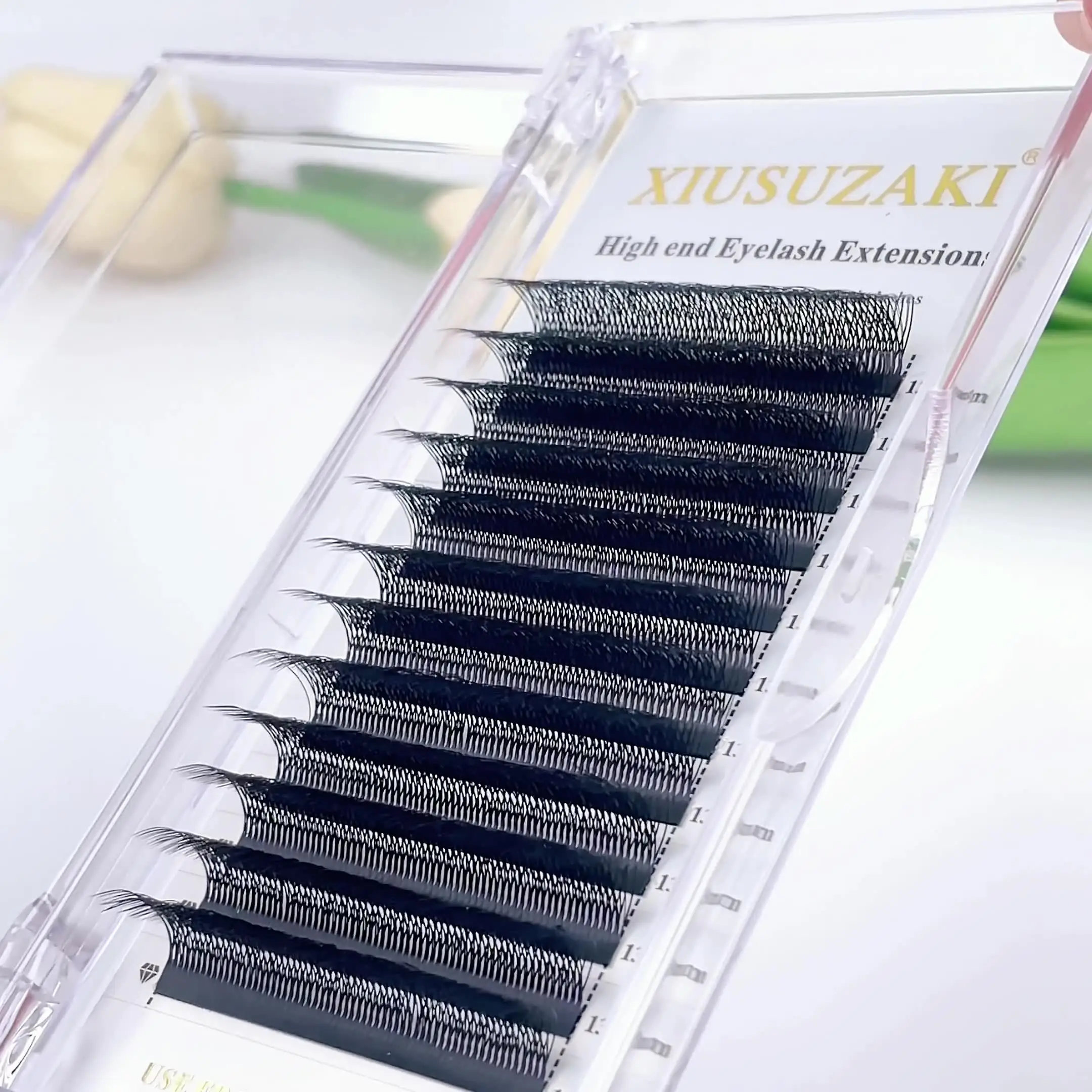XIUSUZAKI W Shaped Bloom 2D 3D 4D 5D 6D 7D 8D Automatic Flowering Premade Fans Eyelashes Extensions Natural yy Individual Lashes