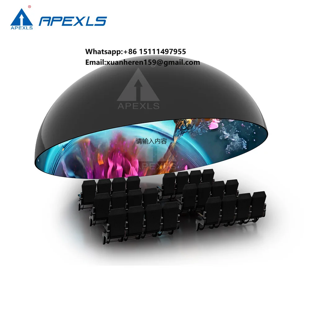 

Flying Theater Dome Cinema LED Display Screen 4D Virtual Reality Theater Immersive Dome Experience for Adventure Parks