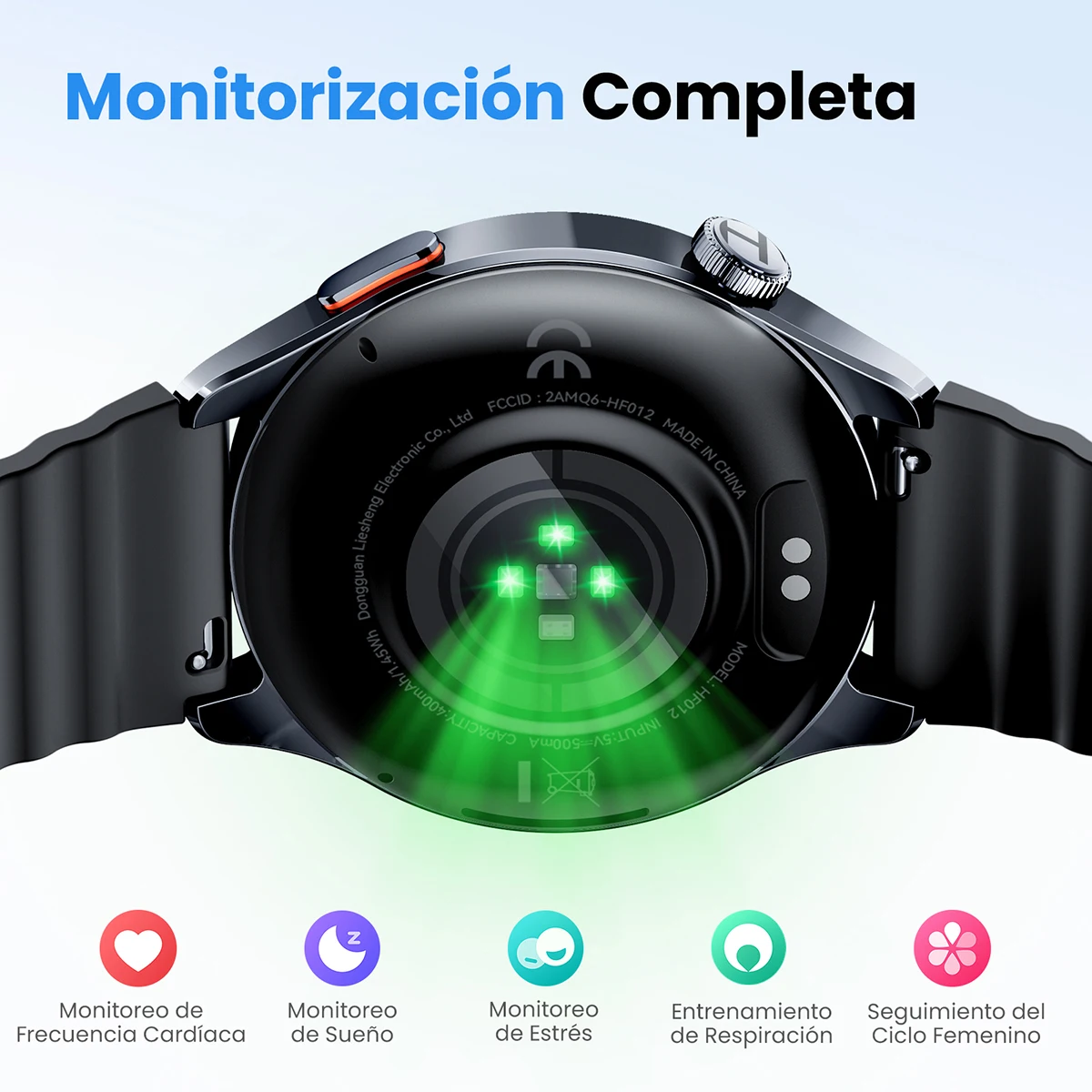 Reloj Inteligente HAYLOU Watch 4S con GPS, Pantalla AMOLED HD de 1.43”, 5 Posicionamientos GPS por Satélite, Más de 120 Modos de Entrenamiento, Reloj Deportivo Inteligente - Image 4
