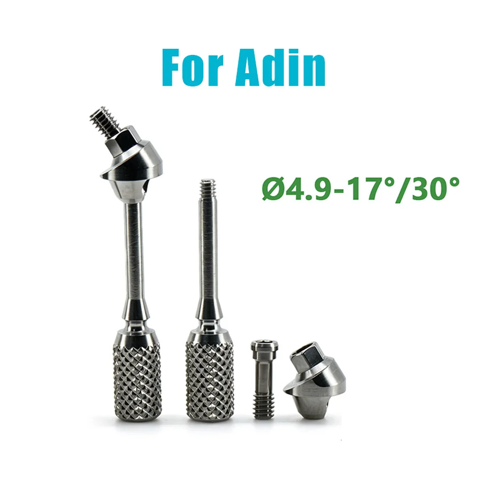 

5Pcs Dental Implant Multi-Unit Abutment for Adin 17° 30° Angled Systems High-Performance Titanium Clinical Prosthetic Tools