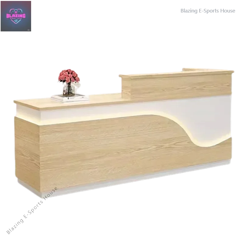 Lectern Simple Aesthetic Reception Desks Counter Cash Professional Entrances Tables Recepcion Salon De Belleza Shop Office Bar