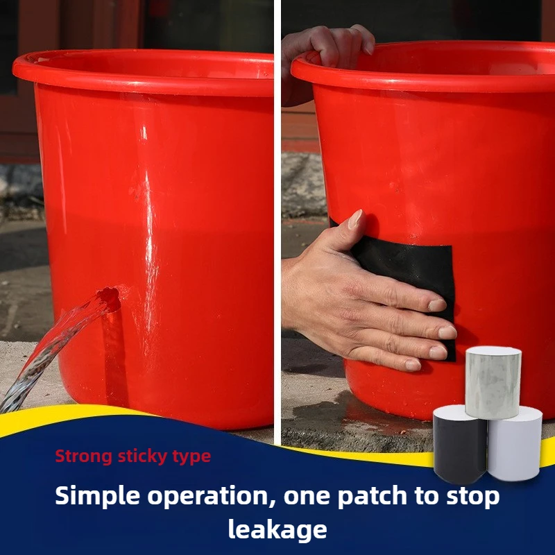 

Strong Leak Repair Tape, Kitchen Pipe Leak Sealing Tape, Self-Adhesive Waterproof Repair Tape Supported